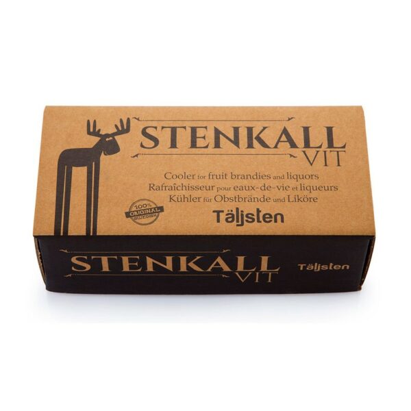 Stenkall vit dans sa boîte